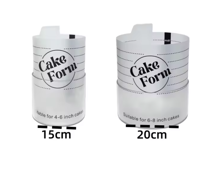 Verstelbare Taart Ring – Acryl Bakring voor Taart, Mousse en Dessert