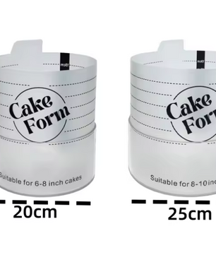 Verstelbare Taart Ring – Acryl Bakring voor Taart, Mousse en Dessert