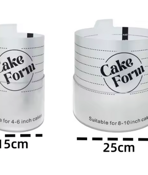 Verstelbare Taart Ring – Acryl Bakring voor Taart, Mousse en Dessert