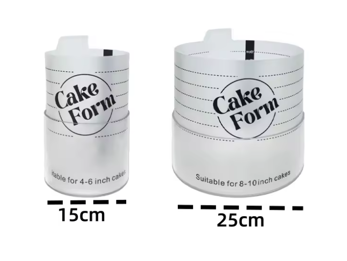 Verstelbare Taart Ring – Acryl Bakring voor Taart, Mousse en Dessert