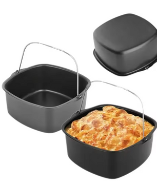 Airfryer Bakvorm met Antiaanbaklaag – Ronde Cake Bakpan voor Airfryer en Oven