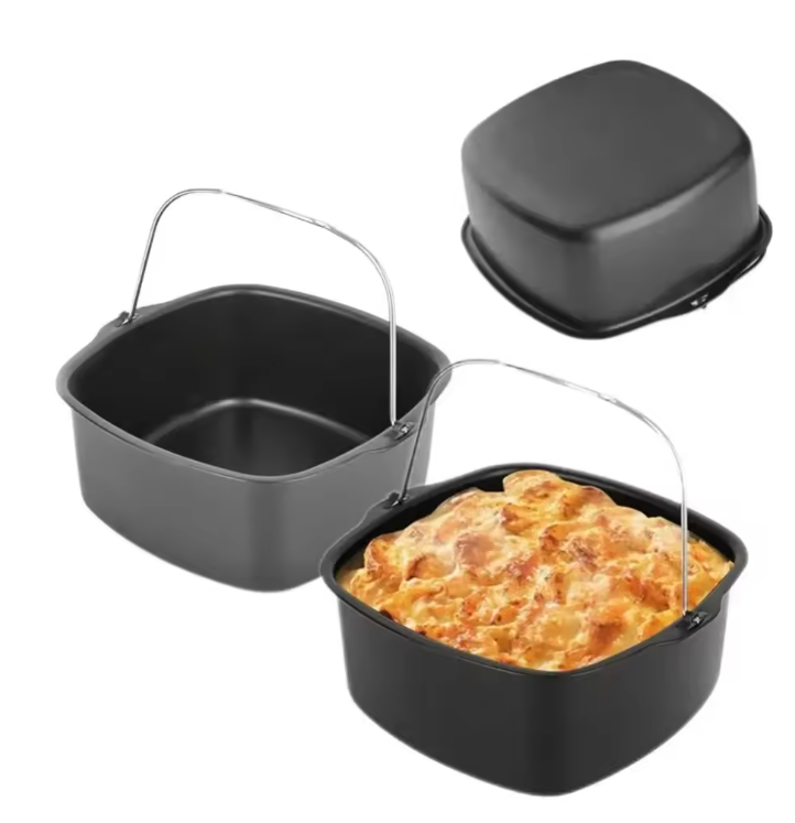 Airfryer Bakvorm met Antiaanbaklaag – Ronde Cake Bakpan voor Airfryer en Oven