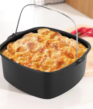 Airfryer Bakvorm met Antiaanbaklaag – Ronde Cake Bakpan voor Airfryer en Oven