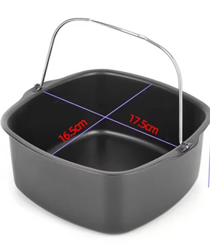 Airfryer Bakvorm met Antiaanbaklaag – Ronde Cake Bakpan voor Airfryer en Oven