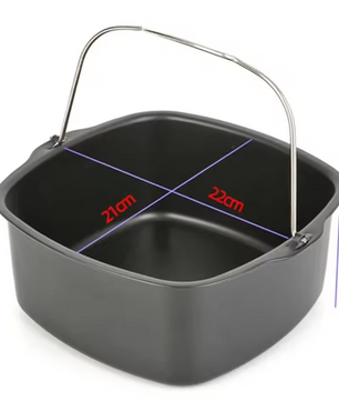 Airfryer Bakvorm met Antiaanbaklaag – Ronde Cake Bakpan voor Airfryer en Oven