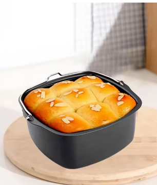 Airfryer Bakvorm met Antiaanbaklaag – Ronde Cake Bakpan voor Airfryer en Oven