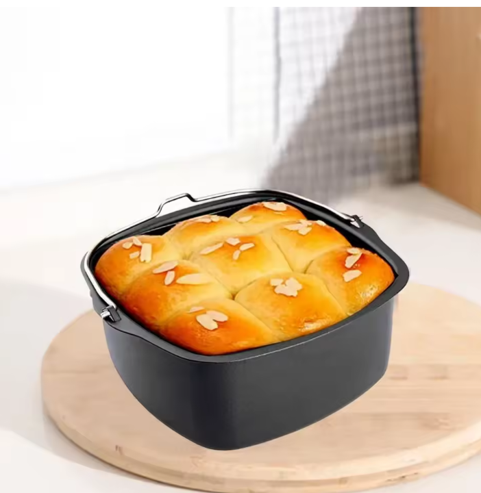 Airfryer Bakvorm met Antiaanbaklaag – Ronde Cake Bakpan voor Airfryer en Oven