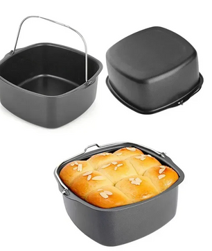 Airfryer Bakvorm met Antiaanbaklaag – Ronde Cake Bakpan voor Airfryer en Oven