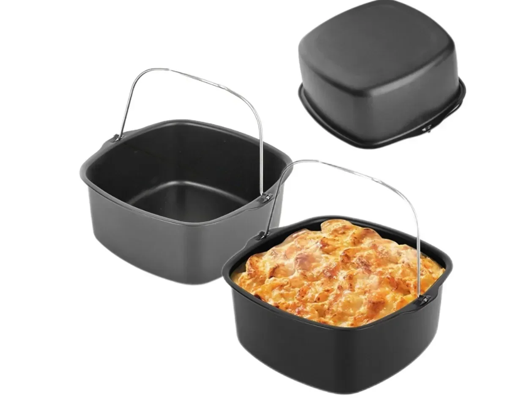 Airfryer Bakvorm met Antiaanbaklaag – Ronde Cake Bakpan voor Airfryer en Oven