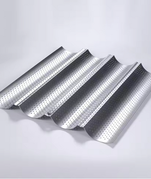 Baguette Bakvorm met Antiaanbaklaag – Geperforeerde Broodbakvorm voor Oven