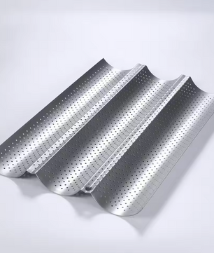 Baguette Bakvorm met Antiaanbaklaag – Geperforeerde Broodbakvorm voor Oven