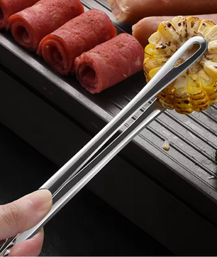 Set van 2 RVS Keukentangen – BBQ, Grill en Kooktangen 24 cm en 28 cm