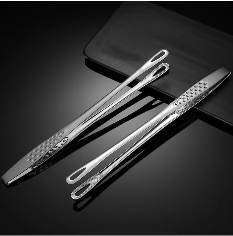 Set van 2 RVS Keukentangen – BBQ, Grill en Kooktangen 24 cm en 28 cm