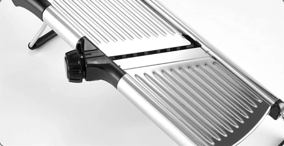 Verstelbare Mandoline Groentesnijder – RVS Snijder voor Groenten en Fruit