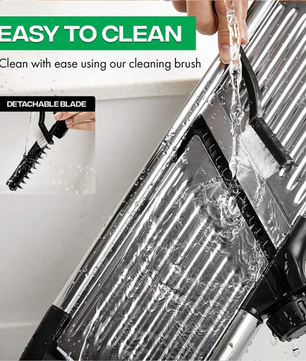 Verstelbare Mandoline Groentesnijder – RVS Snijder voor Groenten en Fruit