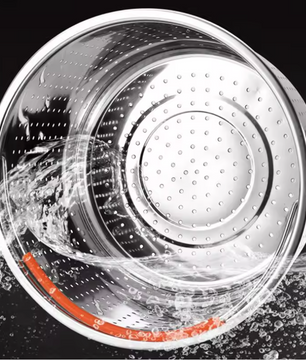 RVS Stoommandje met Siliconen Handgreep – Stoominzet voor Pan en Snelkookpan