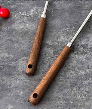 RVS Spatel met Houten Handgreep – Keukenspatel voor Bakken en Koken