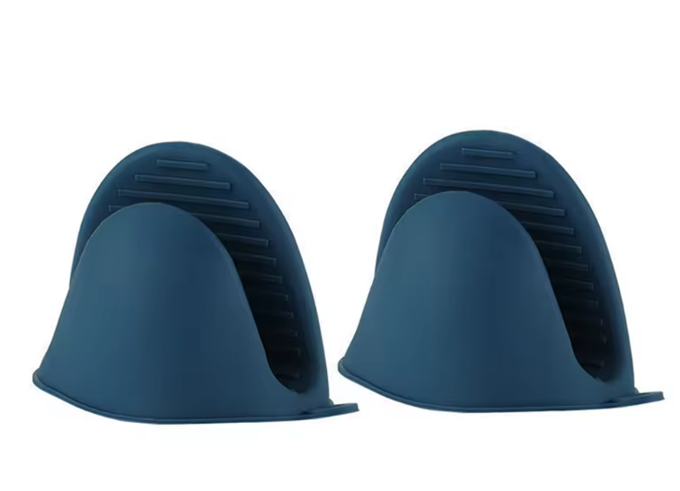 Siliconen Mini Ovenwanten – Hittebestendige Knijphandschoenen voor Koken en Bakken