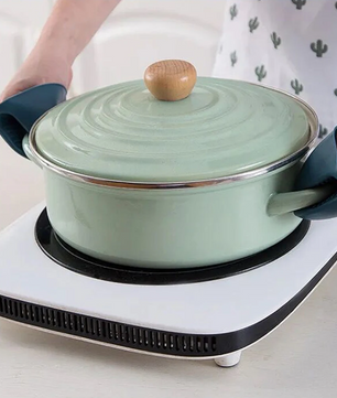 Siliconen Mini Ovenwanten – Hittebestendige Knijphandschoenen voor Koken en Bakken