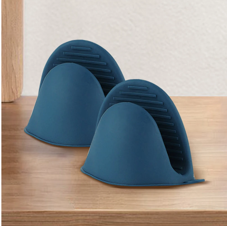 Siliconen Mini Ovenwanten – Hittebestendige Knijphandschoenen voor Koken en Bakken