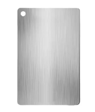 RVS Snijplank Dubbelzijdig – Hygiënische Snijplank voor Vlees, Groenten en Fruit