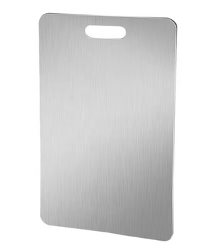 RVS Snijplank Dubbelzijdig – Hygiënische Snijplank voor Vlees, Groenten en Fruit