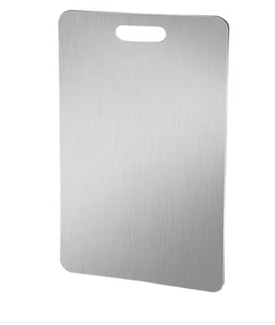 RVS Snijplank Dubbelzijdig – Hygiënische Snijplank voor Vlees, Groenten en Fruit