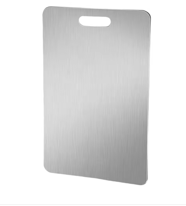 RVS Snijplank Dubbelzijdig – Hygiënische Snijplank voor Vlees, Groenten en Fruit