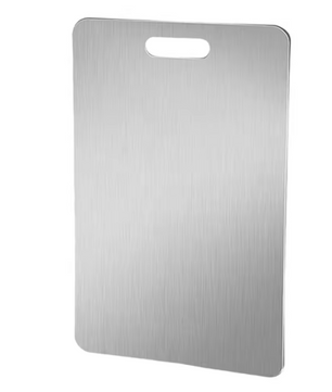 RVS Snijplank Dubbelzijdig – Hygiënische Snijplank voor Vlees, Groenten en Fruit