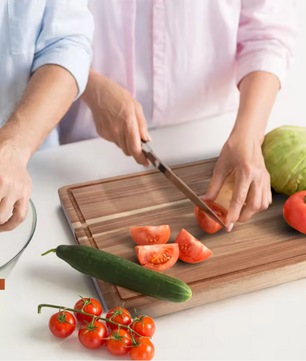 Acacia Houten Snijplank – Extra Dikke Butcher Block met Sapgeul en Handgrepen