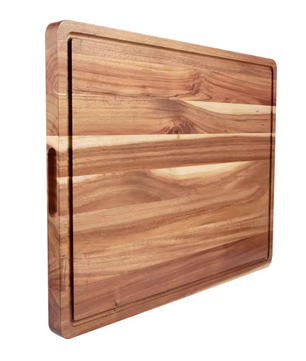 Acacia Houten Snijplank – Extra Dikke Butcher Block met Sapgeul en Handgrepen