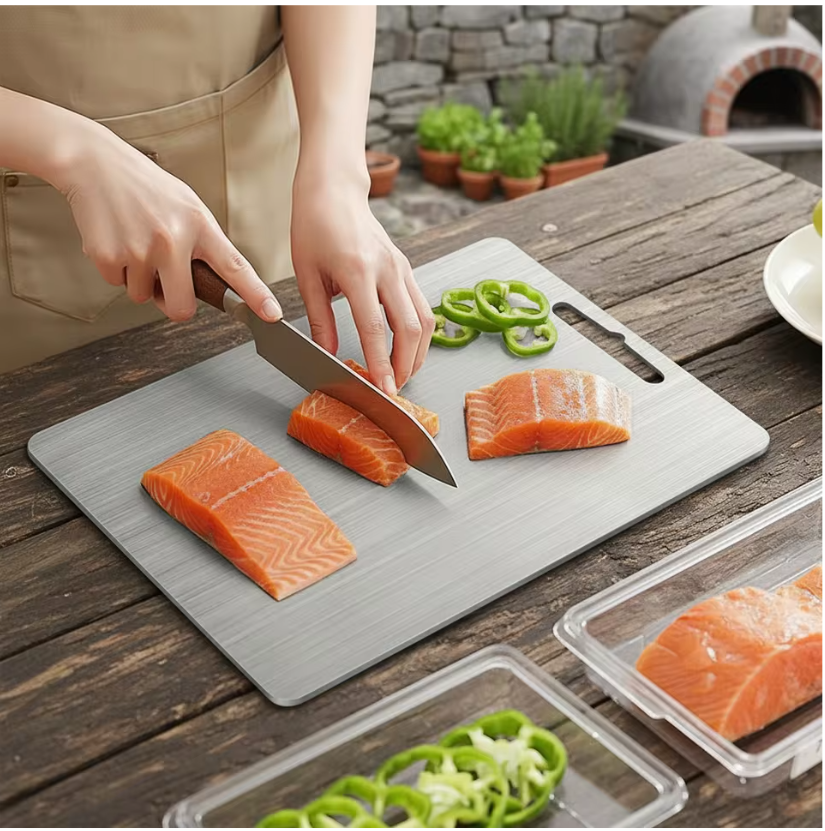 RVS Snijplank – Hygiënisch Roestvrijstalen Hakbord voor Keuken