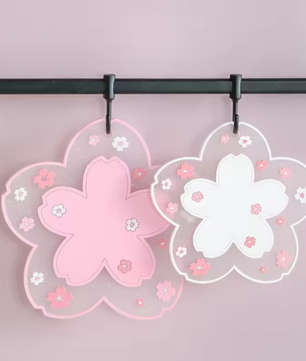 Sakura Onderzetter – Antislip PVC Kopjes Onderzetter met Bloesem Design
