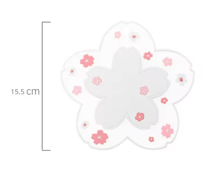 Sakura Onderzetter – Antislip PVC Kopjes Onderzetter met Bloesem Design
