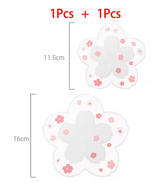 Sakura Onderzetter – Antislip PVC Kopjes Onderzetter met Bloesem Design