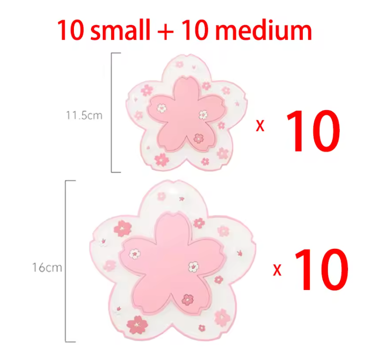 Sakura Onderzetter – Antislip PVC Kopjes Onderzetter met Bloesem Design