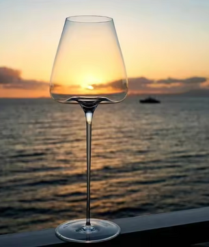 Ultradun Kristallen Wijnglas – Concave-Convex Bordeaux Glas voor Wijn