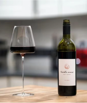 Ultradun Kristallen Wijnglas – Concave-Convex Bordeaux Glas voor Wijn