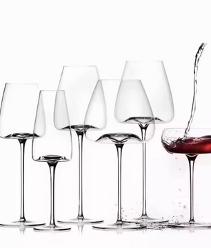 Ultradun Kristallen Wijnglas – Concave-Convex Bordeaux Glas voor Wijn