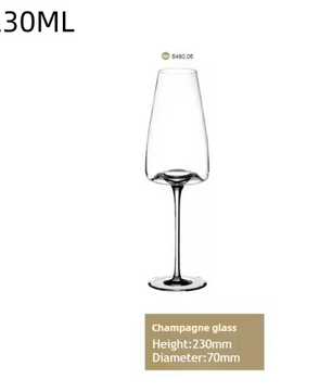 Ultradun Kristallen Wijnglas – Concave-Convex Bordeaux Glas voor Wijn