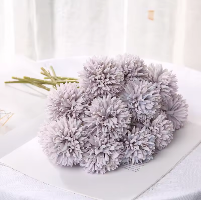 Set van 3/5 Kunstmatige Hortensia Bloemen – Realistisch Bloemenboeket voor Vaas, Woonkamer en Bruiloft Decoratie