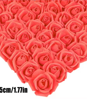 Foam Rozen Kunstbloemen Hoofden – DIY Decoratie voor Cadeaus, Bruiloft en Valentijn