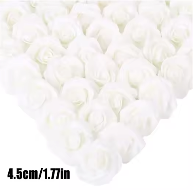 Foam Rozen Kunstbloemen Hoofden – DIY Decoratie voor Cadeaus, Bruiloft en Valentijn