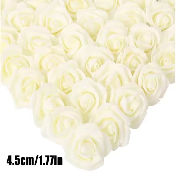 Foam Rozen Kunstbloemen Hoofden – DIY Decoratie voor Cadeaus, Bruiloft en Valentijn