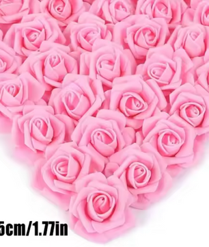 Foam Rozen Kunstbloemen Hoofden – DIY Decoratie voor Cadeaus, Bruiloft en Valentijn