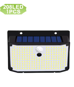 158 LED Zonne Wandlamp met Bewegingssensor – Waterdichte Buitenverlichting voor Tuin en Garage