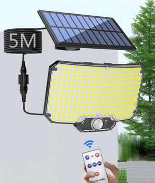 234 LED Zonne Wandlamp met Bewegingssensor – Superheldere Buitenverlichting voor Tuin en Garage