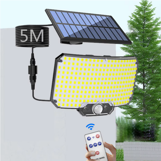 234 LED Zonne Wandlamp met Bewegingssensor – Superheldere Buitenverlichting voor Tuin en Garage