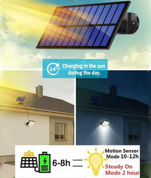 234 LED Zonne Wandlamp met Bewegingssensor – Superheldere Buitenverlichting voor Tuin en Garage