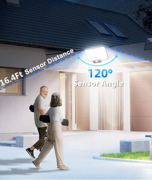 234 LED Zonne Wandlamp met Bewegingssensor – Superheldere Buitenverlichting voor Tuin en Garage